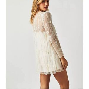 Free people Cecelia Sheer Mini Dress xs